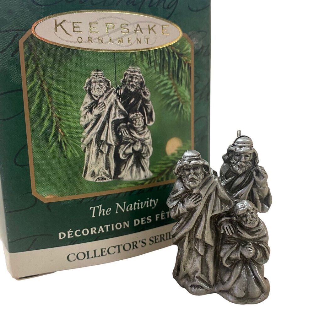 Hallmark Keepsake‎ Miniature Ornaments The Nativity Series 1999 Fine Pewter